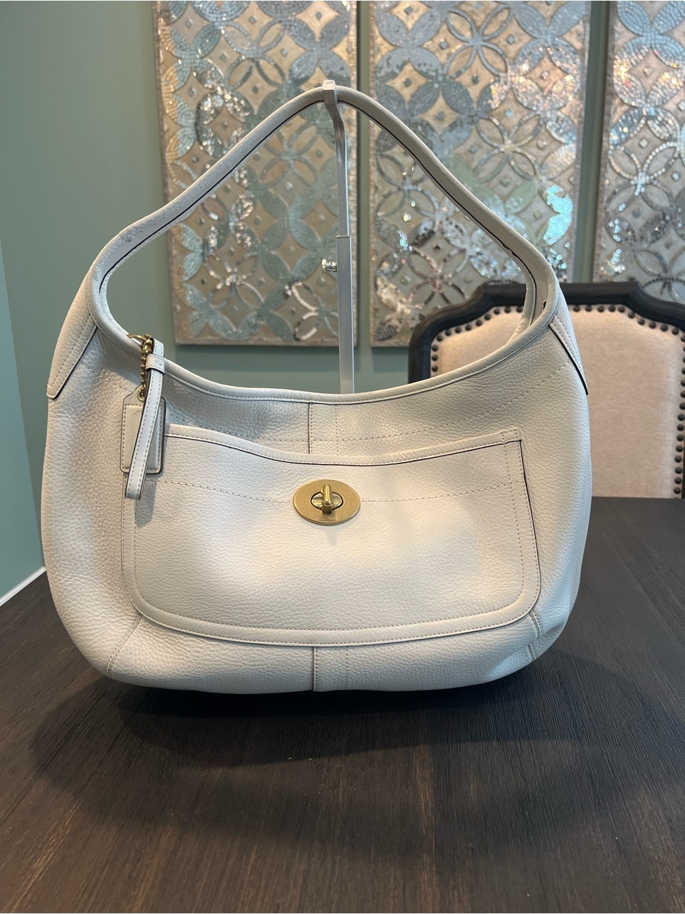 COACH XL Ergo TurnLock Hobo Bag F11613